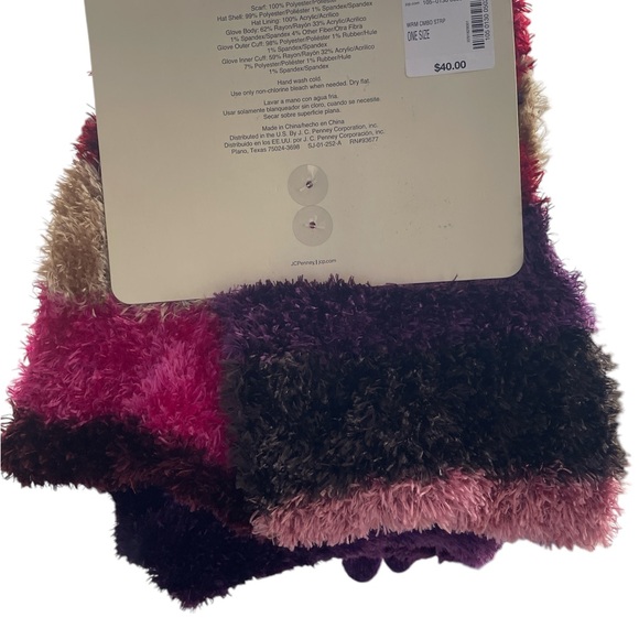 ST JOHN’S BAY FEATHER CHENILLE 3 PIECE SET. - Picture 2 of 6